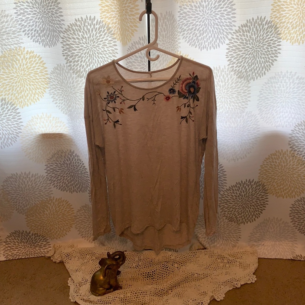 Large Alya Embroidered Long Sleeve